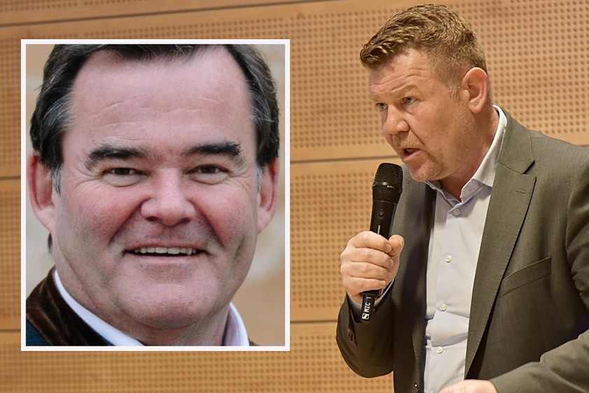 Amtsinhaber Albert Gürtner (links) von den Freien Wählern muss gegen Andreas Aichele von der CSU in die Stichwahl.