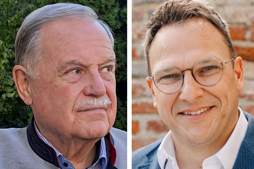 Josef Schäch (links) und Simon Zimmermann.