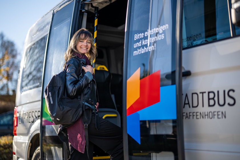Ab August bedient zunächst ein "Expressbus"-Fahrzeug die neue Stadtbus-Linie 4 zwischen Ostviertel und Ilmtalklinik. Foto: Stadtbus-Pfaffenhofen-GmbH