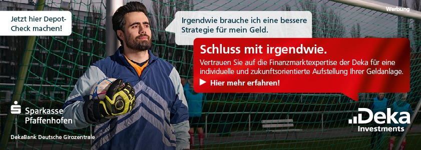 Sparkasse Pfaffenhofen, Vermögens-Check "Schluss mit irgendwie."